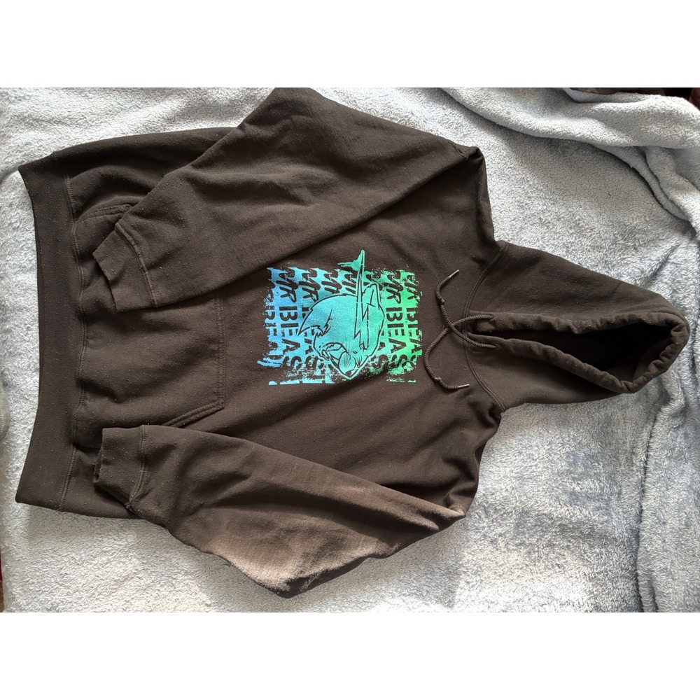 Mr Beast Hoodie Black Size L